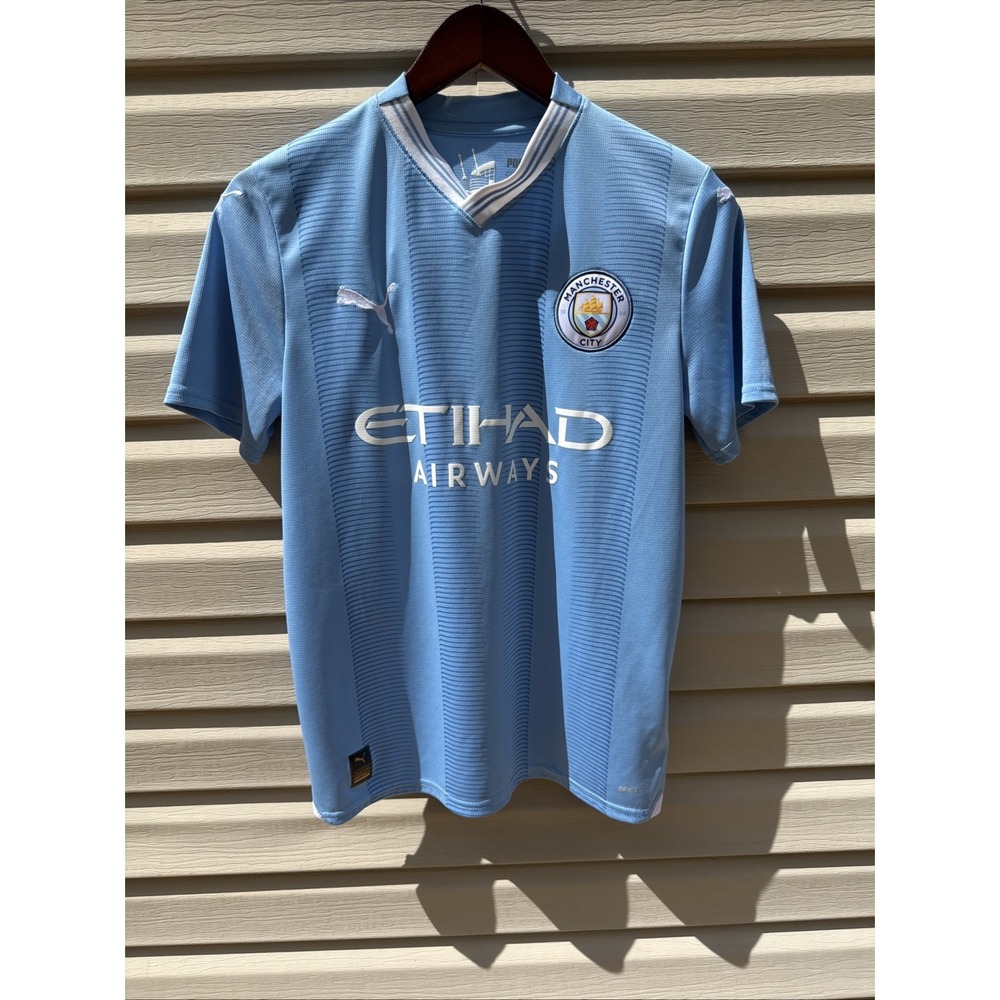 23/24 Manchester City Authentic Home Jersey Youth XL